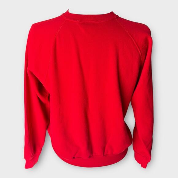 Vintage 70s/80s U.S. Air Force Officer Training School Sweatshirt sz Large Red - Picture 6 of 9